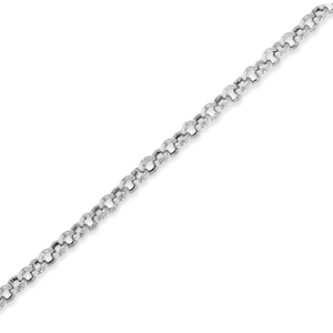 Chain 3MM Heavy Rollo Chain With Lobster Lock Adjustable from 16"-20"