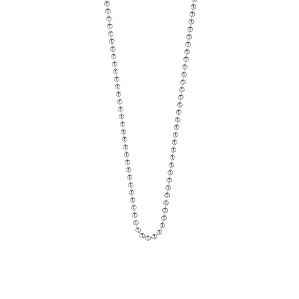 Chain 2MM Sterling Silver Ball Chain with Heavy Lobster Lock